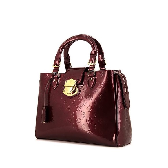 Louis Vuitton Burgundy Monogram Vernis Melrose Avenue Bag - Picture 1 of 8
